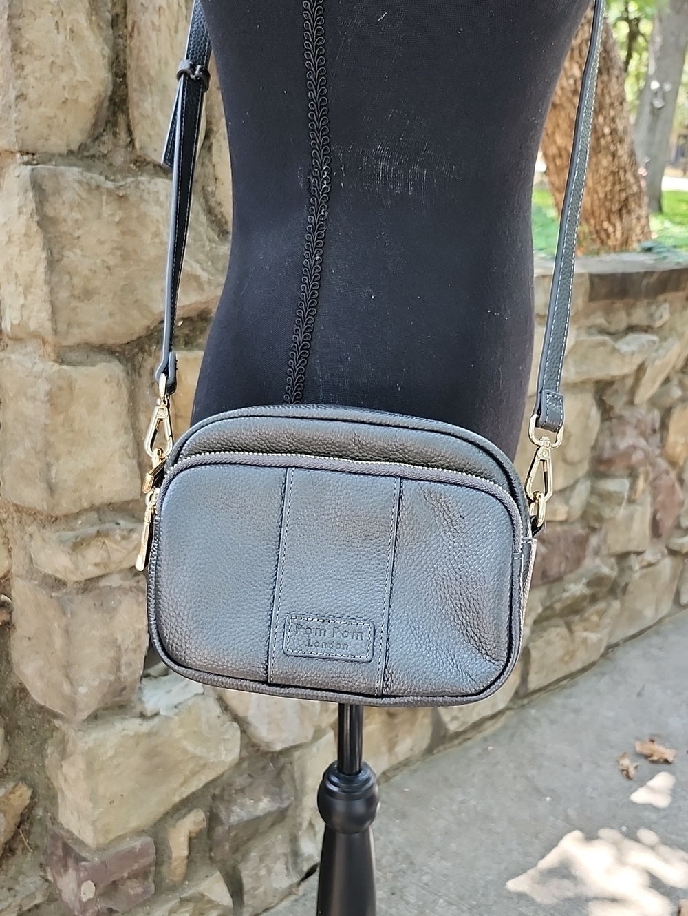 POM POM LONDON ORIGINAL LEATHER BAG - Picture 16 of 16